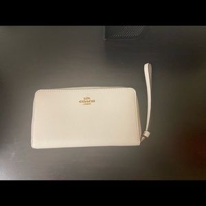 Coach zip around wallet/wristlet